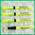 Promotional Gift Fluorescent Marker with Rubber